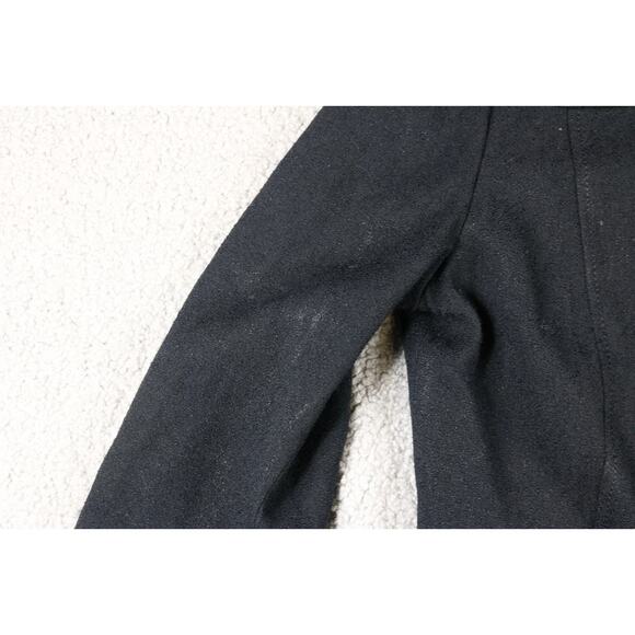 Dolce Gabbana Jacket Womens 44 Black Crepe Wool Blazer Italy - Picture 10 of 10